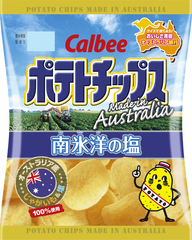 CALBEE - POTATO CHIPS - AUSTRALIA - ANTARTIC SALT