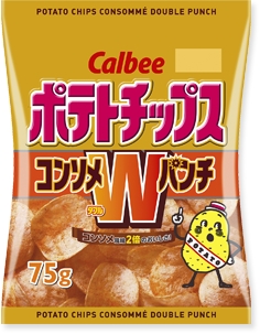 CALBEE - POTATO CHIPS - CONSOMME W PUNCH