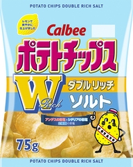 CALBEE - POTATO CHIPS - W RICH SALT