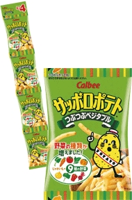 SAPPORO POTATO - TSUBUTSUBU VEGETABLES -  4 PACKS